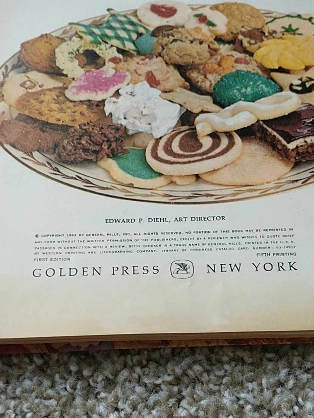 1963 Betty Crockers Cooky Book, Golden Press, General Mills